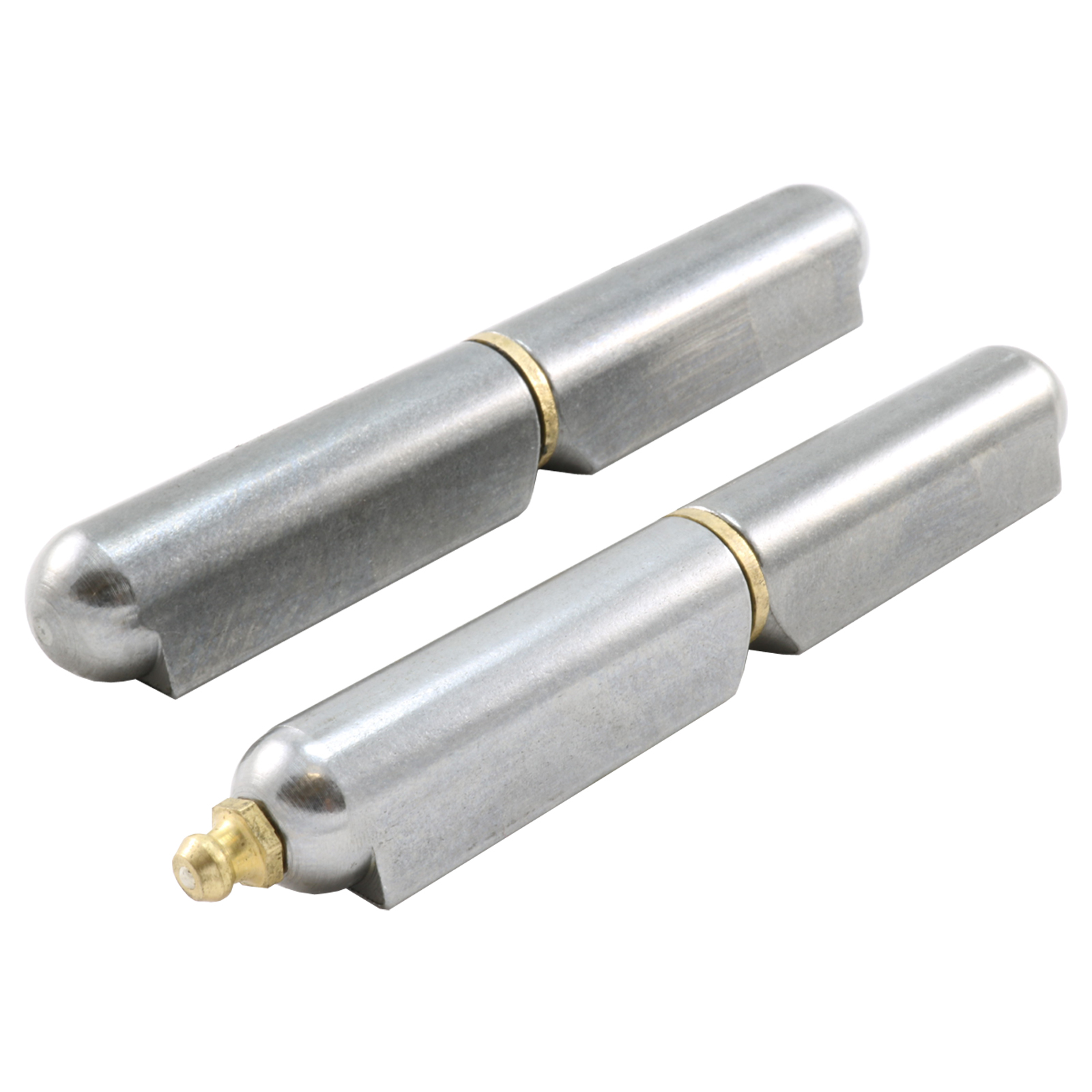 and Brass Without or with Grease Zerk in Multiple Sizes Aluminum Stainless Steel Steel, 10 Heavy Duty Weld-on Bullet Hinge in Weldable Steel 